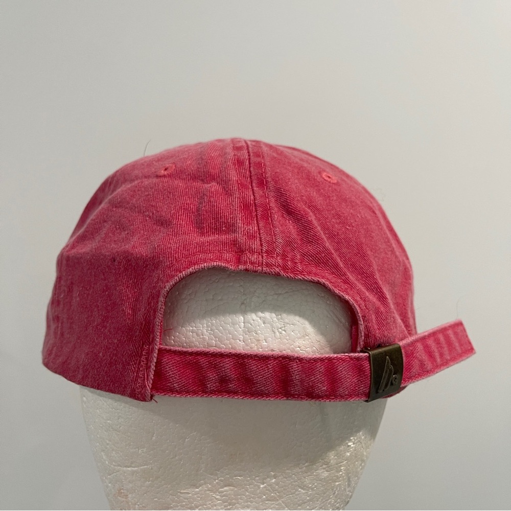 YES SAUCE pink red baseball hey cap adjustable buckle strap in back - Picture 5 of 9